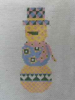 Quilted Snowman WS by Ivy Thread Needlepoint (thumbnail)