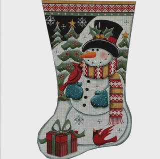 Rebecca Wood 1512b Night Snowman by Rebecca Wood Designs (thumbnail)