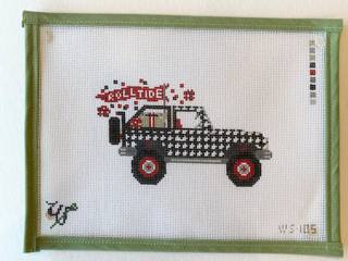 Alabama college jeep by Wipstitch Needleworks (thumbnail)