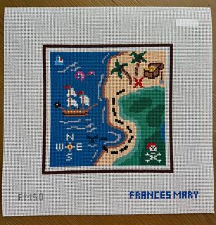 Treasure Map by Frances Mary Needlepoint (thumbnail)