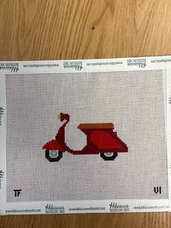 Vespa Scooter - Red by One Part Whimsy (thumbnail)