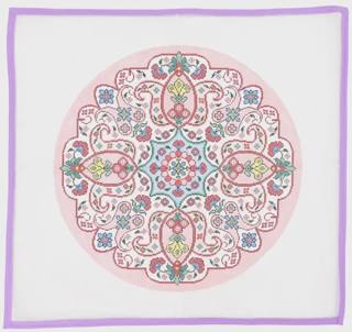 Pink Ottoman - 13 Mesh by Canvas Works (thumbnail)
