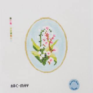 Birth Flowers Cameo: May by Atlantic Blue Canvas (thumbnail)