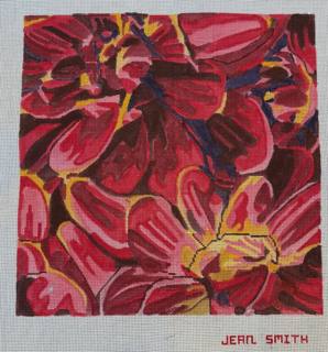 Red floral bunch by Jean Smith Designs (thumbnail)