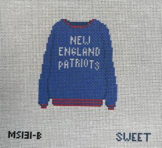 Patriots Sweatshirt-Blue by The Gingham Stitchery (thumbnail)