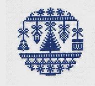 Tis The Season Cross Stitch Kit by Kelly Clark Needlepoint (Colonial Needle) (thumbnail)