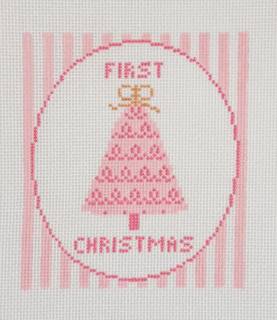 First Christmas Pink by Goodpoint Needlepoint (thumbnail)