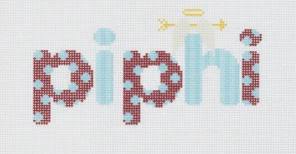 Pi Beta Phi Dots & Stripes by Wipstitch Needleworks (thumbnail)