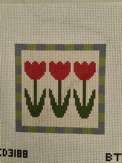 Folk Art Floral Square Five by KCN Designers (thumbnail)