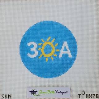 30A Ornament by Susan Battle Needlepoint (thumbnail)