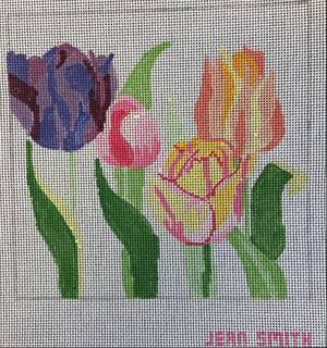 Small Dancing Tulips by Jean Smith Designs (thumbnail)