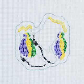 Mardi Gras Marching Boots by Needle Nola (thumbnail)