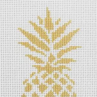 Pineapple Insert - White by Two Sisters Needlepoint (thumbnail)
