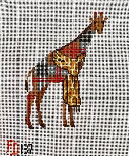 The Collection Froopy Designs FD137 Plaid Giraffe in Spotted by The Collection of Designs (thumbnail)