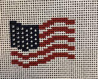 American Flag - Bag tag by Alice Peterson (thumbnail)