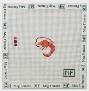 Mini Shrimp Canvas by Meg Francez (thumbnail)