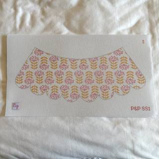 Blocked Begonia Lampshade by Penny and Penny (thumbnail)