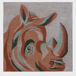 Color Block Rhino by Madeleine Elizabeth (thumbnail)