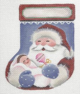 Baby's First Mini-Stocking - Girl by Rebecca Wood Designs (thumbnail)
