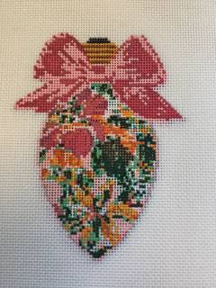 Bow Bulb Floral by Blue Waters Needlepoint (thumbnail)