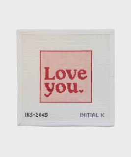 Love You Square – Pink by Initial K Studio (thumbnail)