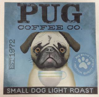 pug coffee by Needle Deeva (thumbnail)