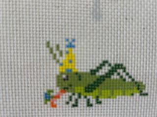 Party Grasshopper by La Fete Needlepoint (thumbnail)