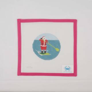 TRUNK - Sporty Santa - Paddleboarding Santa by Ann Kaye Studio (thumbnail)