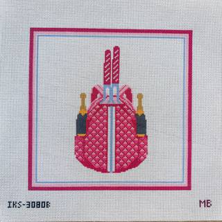 Large Tennis Bag - Pink by Initial K Studio (thumbnail)
