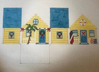 Yellow Beach House 3d Mini House by Liz Goodrick-Dillon (Tapestry Tent, via Susan Roberts) (thumbnail)