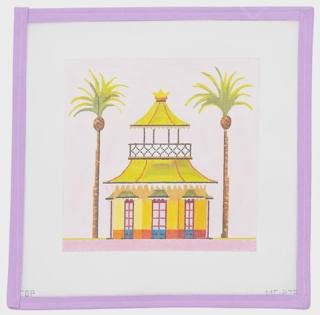 Pavilion & Palms by Colors of Praise Art Studio (thumbnail)