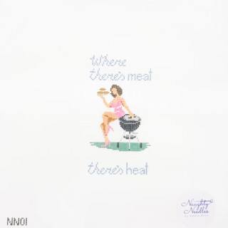 Where There’s Meat by Anne Fisher Needlepoint (thumbnail)