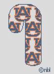 Auburn Candy Cane by Needlepoint by Laura (thumbnail)