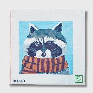 Raccoon Canvas by A Stitch in Time (thumbnail)