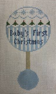baby rattle, blue by Kathy Schenkel (thumbnail)