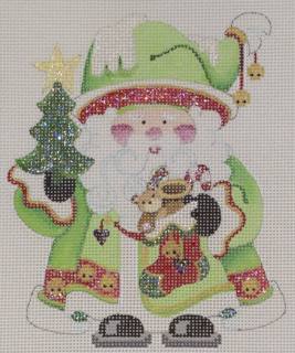 santa ornament with stocking by Strictly Christmas (thumbnail)