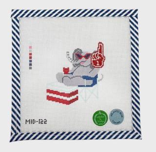 Bama Tailgating Elephant MID-122 by Atlantic Blue Canvas (thumbnail)