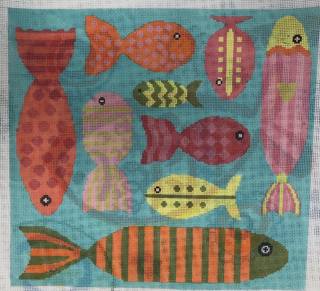 a school of fish by A Stitch in Time (thumbnail)