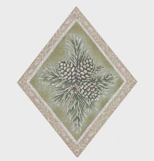 M-TTASP371 Evergreen Pinecone by Liz Goodrick-Dillon (Tapestry Tent, via Susan Roberts) (thumbnail)