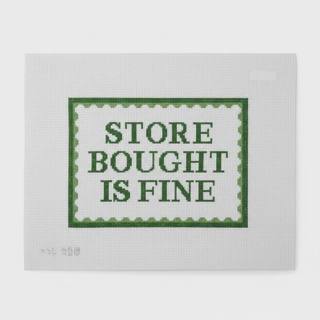 Store Bought is Fine by Dogwood Needlepoint (thumbnail)