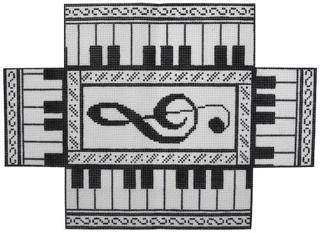 Musical Brick Cover with Treble Clef by Whimsy and Grace (thumbnail)