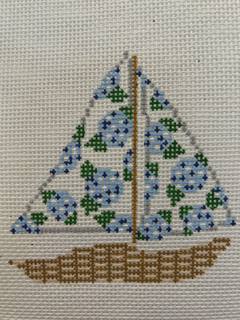 Hydrangea Sailboat by Poppy's Designs (thumbnail)