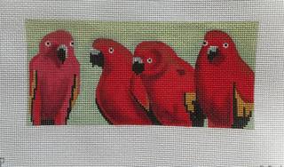 Four Parrots by Colors of Praise Art Studio (thumbnail)