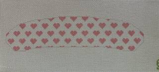 Pink Hearts Baby Hanger Cover by Oz Needle and Thread (thumbnail)
