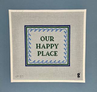 Our Happy Place Canvas by Goodpoint Needlepoint (thumbnail)