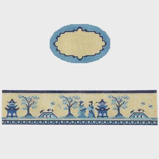 Toile Asian Blue by Funda Scully (thumbnail)