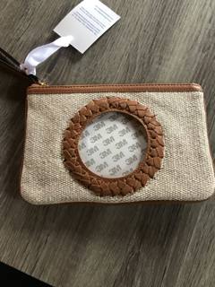 Canvas Clutch TAN by Tilli Tomas (thumbnail)