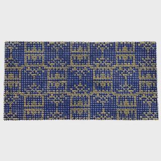 Navy & Gold Pagoda Insert by Anne Fisher Needlepoint (thumbnail)