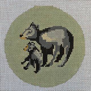 Bear and Cub Ornament by The Gingham Stitchery (thumbnail)