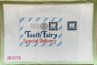 Tooth fairy pillow, blue by Rachel Donley (thumbnail)